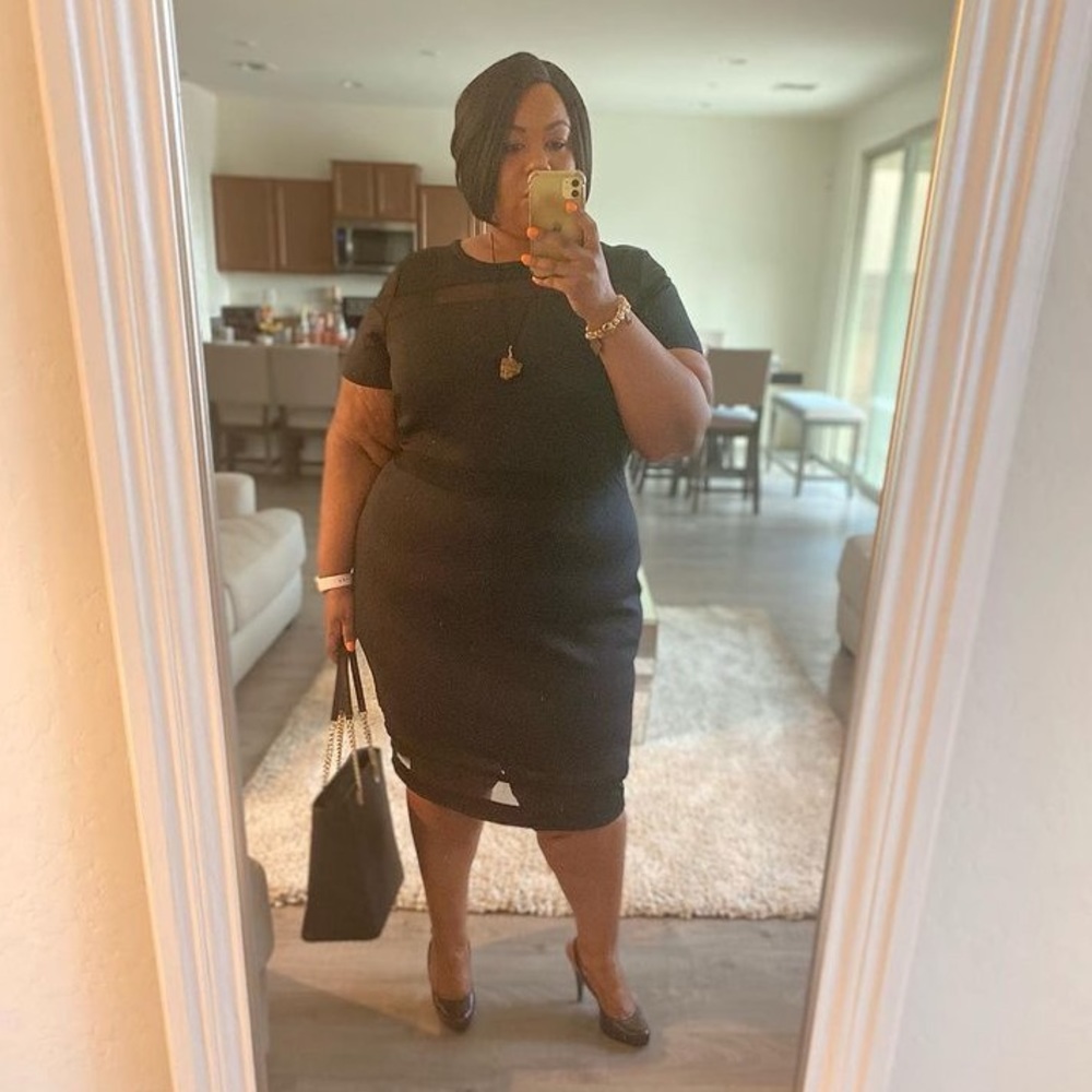 Black ready to wear work dress